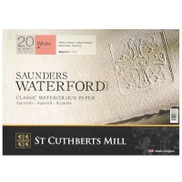 Saunders Waterford Watercolour Paper Block - 300gsm - 14x20in - 20 Sheets - HP Photo