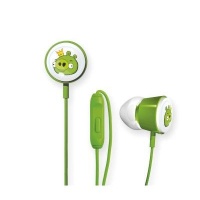 Angry Birds Gear4 Space Deluxe Tweeters In-Ear Headphones - King Pig Photo