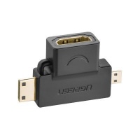 Ugreen 2-in-1 Micro HDMI and Mini HDMI Male to Female Adapter Photo