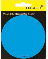 Tower Magnetic License Disc Holder - Blue Photo