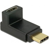 DeLOCK 65914 cable interface/gender adapter 1 x USB 3.1 Gen 2 Type-C male 1 x USB 3.1 Gen 2 Type-C female Black Photo