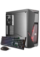 Cooler Master Coolermaster Core i7 Prebuilt Gaming Desktop PC with MS120 Mouse and Keyboard Bundle - Intel Core i7-8700 240GB SSD 8GB RAM Windows 10 Home NVIDIA GeForce GTX1060 Windforce Photo