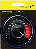 Tower Magnetic License Disc Holder - Speedometer Photo