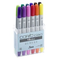 Copic Ciao Twin Tipped Marker Basic Set Photo