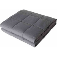 Somnia Luxury Queen Size Bed Gravity 9kg Weighted Blanket - Grey Photo