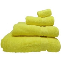 Bunty Elegant 380 Zero Twist 4-Piece Towel Set 380GSM - Yellow Home Theatre System Photo
