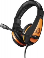 Canyon CND-SGHS1 headphones/headset Head-band Black Orange Photo