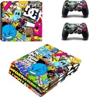 SKIN NIT SKIN-NIT Decal Skin For PS4 Pro: Sticker Bomb 2019 Photo