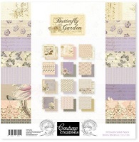 Couture Creations Paper Pad Butterfly Garden Photo
