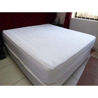 Reys Fine Linen Rey's Fine Linen King Bed Fitted Sheet 300 TC White 100% Cotton XL XD Home Theatre System Photo
