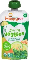 Happy Tot Love My Veggies - Zucchinis Pears Chickpeas & Kale Photo