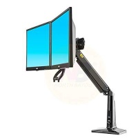 North Bayou Interactive Dual Desk Monitor Mount F27 - Black Photo