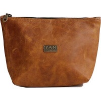 Tan Leather Goods - Louise Woman's Make-up Bag Photo