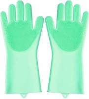 HomeFX KitchenFX Dishwashing Scrubbing Kitchen Gloves Photo