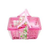 Ideal Toy Flower Tea Set in Basket Photo