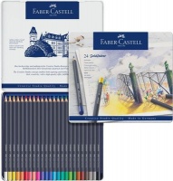 Faber Castell Faber-castell Pencil Col Goldfaber Tin Of 24 Photo