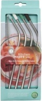 Kitchen Inspire Stainless Steel Straw Set With Cleaner Photo