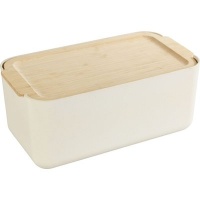 WENKO - Derry Bread Box - Bamboo Lid & Integrated Cutting Board Photo