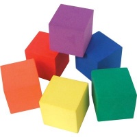 EDX Education Multi-Coloured Foam Counting & Sorting Cubes Photo