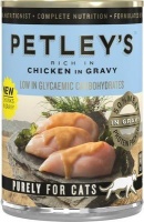 Petleys Petley's Rich in Chicken in Gravy - Tinned Cat Food - Cat Food - Chunk & Gravy Photo