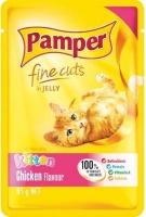 Pamper Fine Cuts in Jelly Kitten - Chicken Flavour Kitten Food Pouch Photo