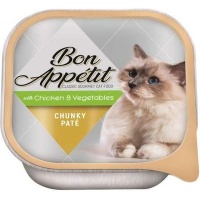 Bon Appetit Chunky Pate with Chicken & Vegetables - Cat Food in Aluminum Tub Photo