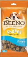 Beeno Flatties Shapes Meaty Dog Treats - Chicken Flavour Photo