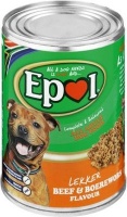 Epol Tinned Dog Food - Lekker Beef Boerewors Flavour Photo