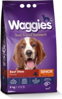 Waggies Senior Beef Stew Flavour Dry Dog Food Photo