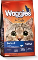 Waggies for Cats - Seafood Flavour Dry Cat Food Photo