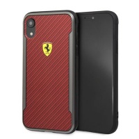 Ferrari - Printed Carbon Effect iPhone XR Red Photo