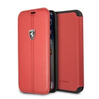 Ferrari - Flip Case Contrasted Stripe iPhone X / XS Red Photo