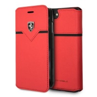 Ferrari - Pu Leather Flip Case iPhone 7 / 8 Red Photo