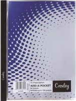 Croxley A4 Add-A-Pocket File - Refillable up to 100 Pockets Photo