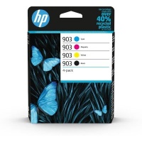 HP 903 4-pack Black/Cyan/Magenta/Yellow Original Ink Cartridges Photo