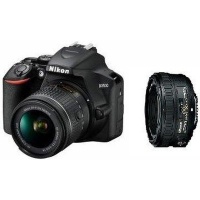 Nikon D3500 DSLR Camera Kit - with 18-55mm F3.5-5.6G AF-P VR & 50mm F1.8G AF-S Lenses Photo