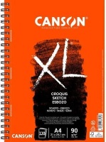 Canson A4 XL Croquis Sketch Spiral Pad - 90gsm - Short Side Bound Photo