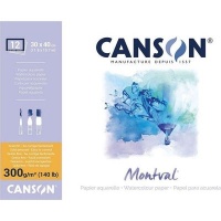 Canson Montval Watercolour Block Pad - 300gsm - 4 Sides Glued Photo