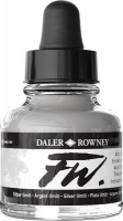 Daler Rowney DR. FW. Acrylic Ink - 702 Silver Photo