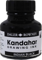 Daler Rowney Kandahar Drawing Ink - Indian Black Photo