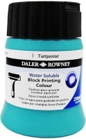 Daler Rowney DR. Water Sol. Printing Colour - Turquoise - Water-Based Photo