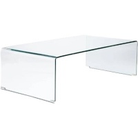 Generic Ruby 12mm Tempered Glass Coffee Table - 130x70cm Photo
