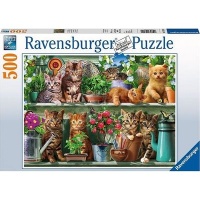 Ravensburger Cats On The Shelf Puzzle Photo