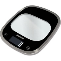 Salter Curve Glass Electronic Digital Kitchen Scale Photo
