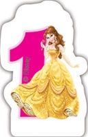 Procos Disney Princess "Princess & Animals" - Candle No 1 Photo