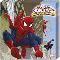 Procos Ultimate Spiderman Web Warriors - 20 2-Ply Paper Napkins Photo