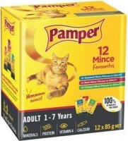 Pamper Wet Cat Food Multipack - Mince Favourites Photo