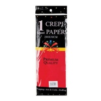 Classic Books Paper Crepe Sheet Red Col 8 Pack Photo