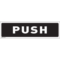 Tower Push Across Sign Photo