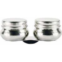 Dala Stainless Steel Double Dipper with Lids Photo